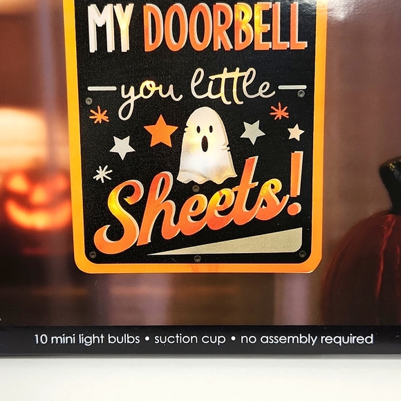 Lighted Halloween Sign - Picture 7 of 7